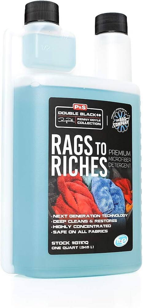P and S Professional Detail Products Rags to Riches Microfiber Detergent
