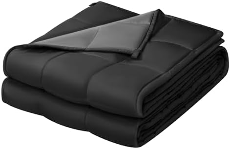 ZonLi Cooling Weighted Blanket for Hot Sleepers, Queen 48"x72" 15lbs, Grey